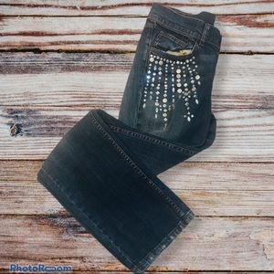 LaRok Embellished Straight Jean